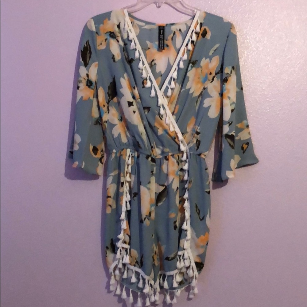 Floral romper!